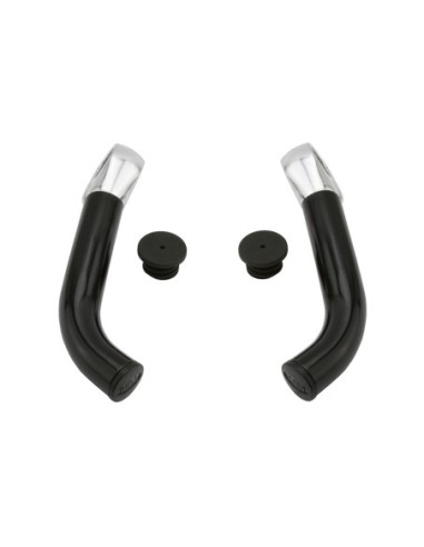 Bar End 360 Alloy Black/Chrome.